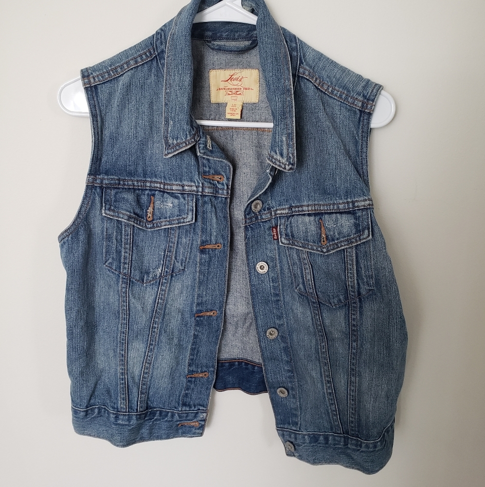 Levis jean vest